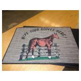 18" X 26" DOOR MAT - HORSE