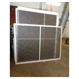 7 WINDOW SCREENS THE BIG ONES ARE 51" X 39"