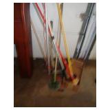 LOT OF LONG HANDLED TOOLS