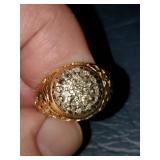 GOLD RING MARKED 14K / APPROX 4.10 GRAMS SZ6.5