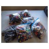 6 BAGS OF VINTAGE LEGOS