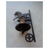 CAST IRON HORSE BELL
