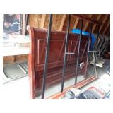 SLEIGH BED 63"W X 48"T