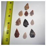 10 - STONE ARROW POINTS 10 - STONE ARROW POINTS
