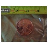 1 OZ COPPER ROUND / WALKING LIBERTY 1 OZ COPPER ROUND / WALKING LIBERTY