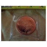 1 OZ COPPER ROUND / VIETNAM VETERAN 1 OZ COPPER ROUND / VIETNAM VETERAN