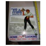 METAL MELS DRIVE IN SIGN METAL MELS DRIVE IN SIGN