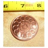 1 OZ COPPER ROUND / FUGIO CENT 1 OZ COPPER ROUND / FUGIO CENT