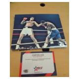 8x10 W CERT - ALI & FRAZIER 8x10 W CERT - ALI & FRAZIER