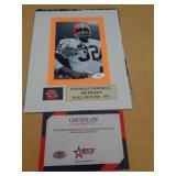 8x10 W CERT - JIM BROWN 8x10 W CERT - JIM BROWN