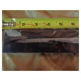BRUSHED STAINLESS FISHERMAN'S TOOTHPICK KNIFE BRUSHED STAINLESS FISHERMAN'S TOOTHPICK KNIFE