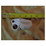 JEWELER'S LIGHTED LOUPE 30X-60X JEWELER'S LIGHTED LOUPE 30X-60X