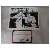8x10 W CERT - WILLIAMS & DIMAGGIO 8x10 W CERT - WILLIAMS & DIMAGGIO