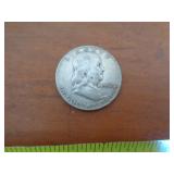 1954 FRANKLIN HALF 1954 FRANKLIN HALF
