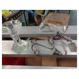 WEIGHTED STERLING CANDELABRA / APPEARS BROKE WEIGHTED STERLING CANDELABRA / APPEARS BROKE
