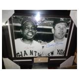 20X16 FRAMED W CERT / MAYS & MANTLE 20X16 FRAMED W CERT / MAYS & MANTLE