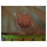 1 OZ COPPER ROUND / GENERAL ROBERT E. LEE 1 OZ COPPER ROUND / GENERAL ROBERT E. LEE