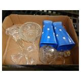 LOT OF GLASSWARE LOT OF GLASSWARE