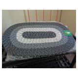 18 X 28 BRAIDED RUG / BLUE 18 X 28 BRAIDED RUG / BLUE