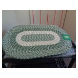18 X 28 BRAIDED RUG / GREEN 18 X 28 BRAIDED RUG / GREEN