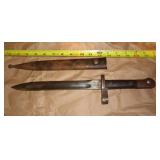 WWII M38 MAUSER BAYONET W SCABBARD WWII M38 MAUSER BAYONET W SCABBARD