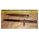 WWII M38 MAUSER BAYONET W SCABBARD WWII M38 MAUSER BAYONET W SCABBARD