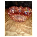 CARNIVAL PINK BOWL 4' T X 6' ACROSS CARNIVAL PINK BOWL 4' T X 6' ACROSS