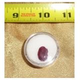 OVAL CUT FACETED MADAGASCAR RUBY 5.69 CT OVAL CUT FACETED MADAGASCAR RUBY 5.69 CT