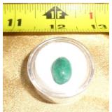 BRAZILIAN EMERALD OVAL CABOCHON 8.15 CT BRAZILIAN EMERALD OVAL CABOCHON 8.15 CT