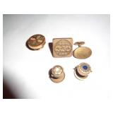 VINTAGE CUFF LINKS & COLLAR BUTTONS 1 MARKED 1883 VINTAGE CUFF LINKS & COLLAR BUTTONS 1 MARKED 1883