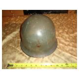 1968 M1 STEEL HELMET W SWIVEL BALES & CHIN STRAPS 1968 M1 STEEL HELMET W SWIVEL BALES & CHIN STRAPS