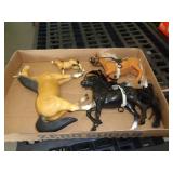 LOT OF HORSE FIGURES LOT OF HORSE FIGURES