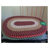 18 X 28 BRAIDED RUG / BURGANDY 18 X 28 BRAIDED RUG / BURGANDY