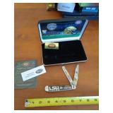 CASE XX LSU CHAMPS 2 BLADE POCKET KNIFE CASE XX LSU CHAMPS 2 BLADE POCKET KNIFE