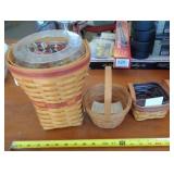 3 - LONGABERGER BASKETS 3 - LONGABERGER BASKETS