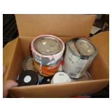 LOT OF CRAFT SIZE PAINT CANS LOT OF CRAFT SIZE PAINT CANS