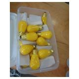 LOT OF YELLOW BULBS LOT OF YELLOW BULBS