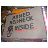 APPROX 23X17 - RUG REDNECK