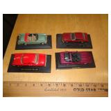 4 DIE CAST CARS