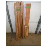 LOT OF CEDAR WOOD FLOORING & MISC