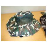 SUMMER HAT W NECK PROTECTER - GREEN CAMO