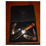 WHITETAIL CUTLERY 3 KNIFE SET