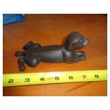 CAST IRON DOG DOOR STOP