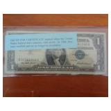 1957 BLUE SEAL SILVER CERTIFICATE