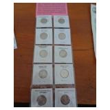 10 WESTWARD JOURNEY JEFFERSON NICKELS