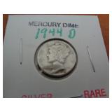 1944D MERCURY DIME