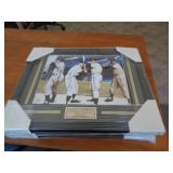 20X16 PHOTO W CERT - SNIDER,MANTLE,DIMAGGIO, MAYS