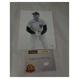 8X10 PHOTO W CERT - MANTLE