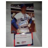 8x10 PHOTO W CERT - KOUFAX