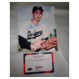 8x10 PHOTO W CERT - KOUFAX